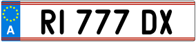 Truck License Plate